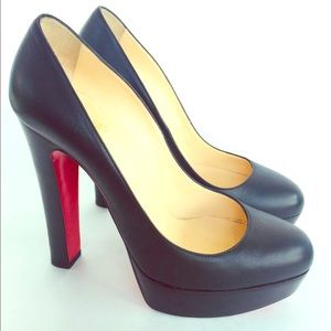 Christian Loboutin Bibi 140 Leather Pumps